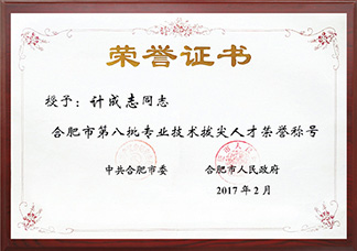 合肥市第八批專業技術拔尖人才
